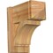 Ekena Millwork Imperial Arts & Crafts Rough Sawn Outlooker, Western Red Cedar, 8"W x 16"D x 16"H OUT08X16X16IMP03RWR - alternate 1